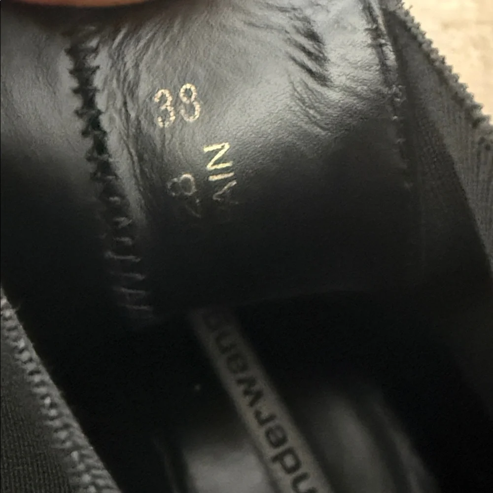 Alexander Wang carter platform loafer boot in leather - Picture 9 of 9